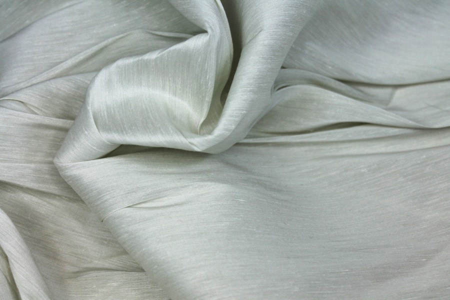 Pale Mint Fine Crisp Silk Linen fabric, image 4 of 4