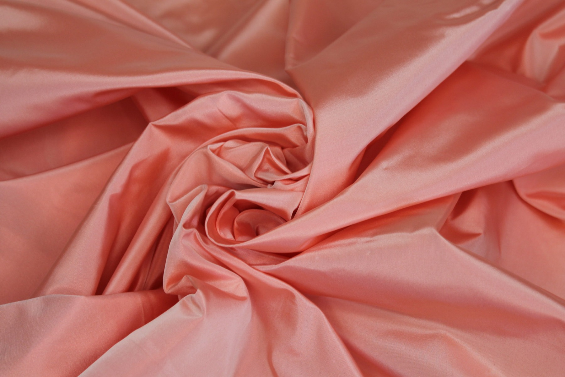 Italian Acetate Taffeta - Coral fabric