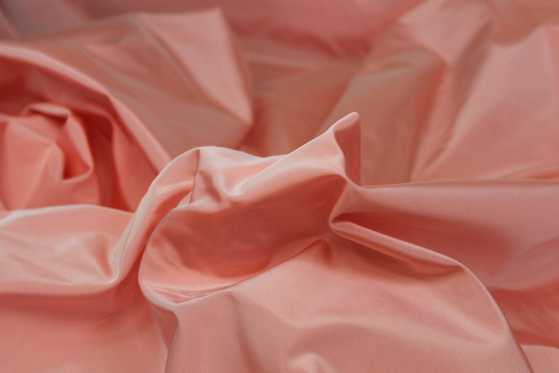 Italian Acetate Taffeta - Coral fabric, image 3 of 5