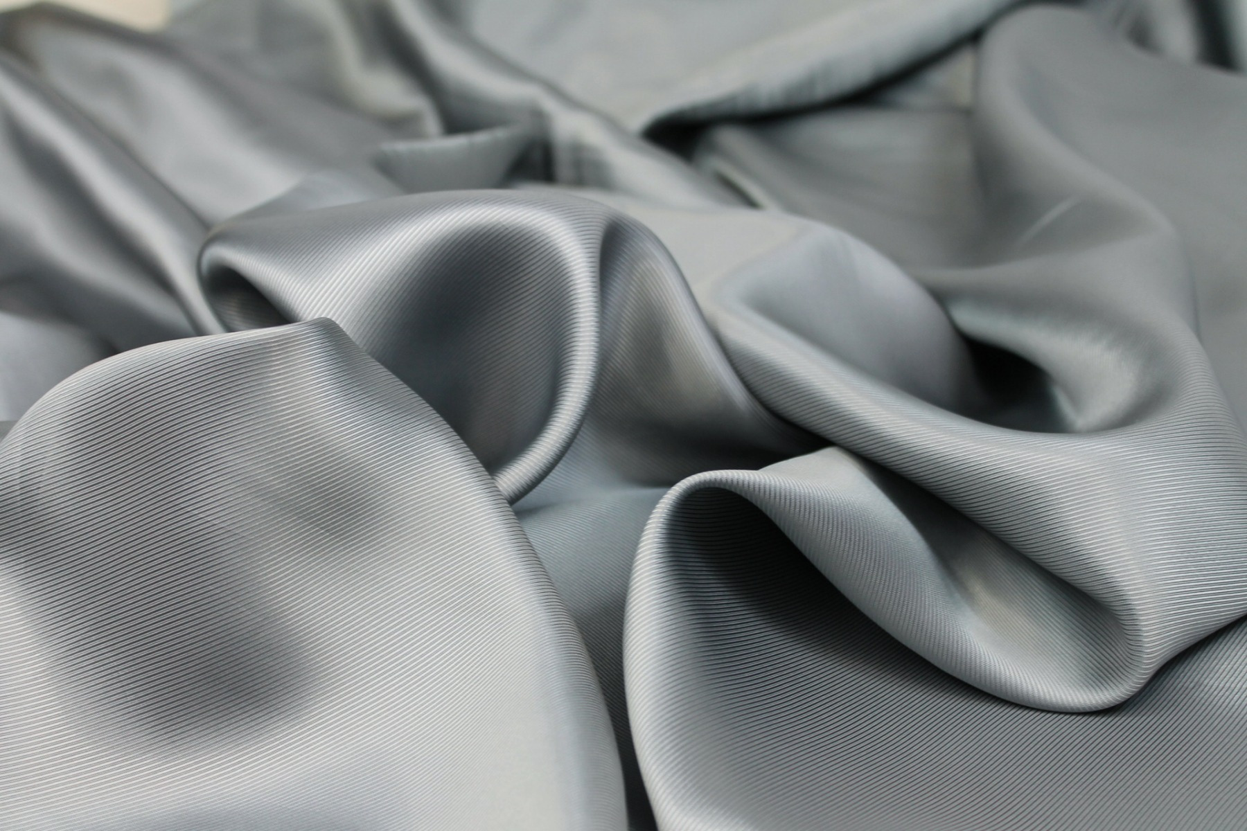 Gunmetal Grey Viscose Twill Lining fabric