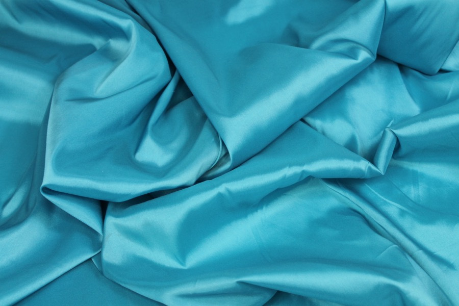 Stretch Anti-Static Lining - Turquoise fabric, image 6 of 6