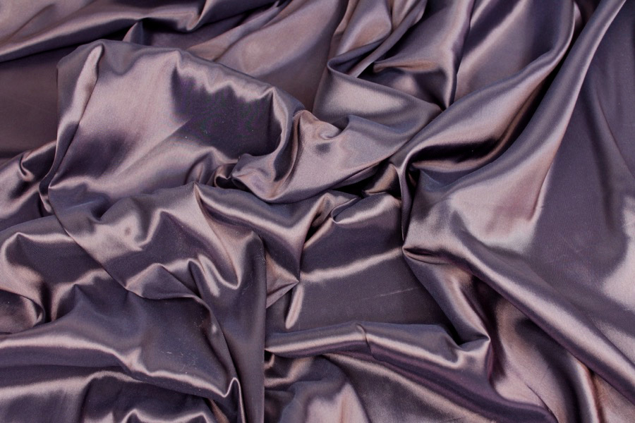 Stretch Anti-Static Lining - Aubergine fabric, image 3 of 7