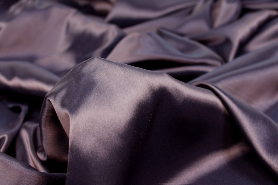 Stretch Anti-Static Lining - Aubergine fabric, image 4 of 7