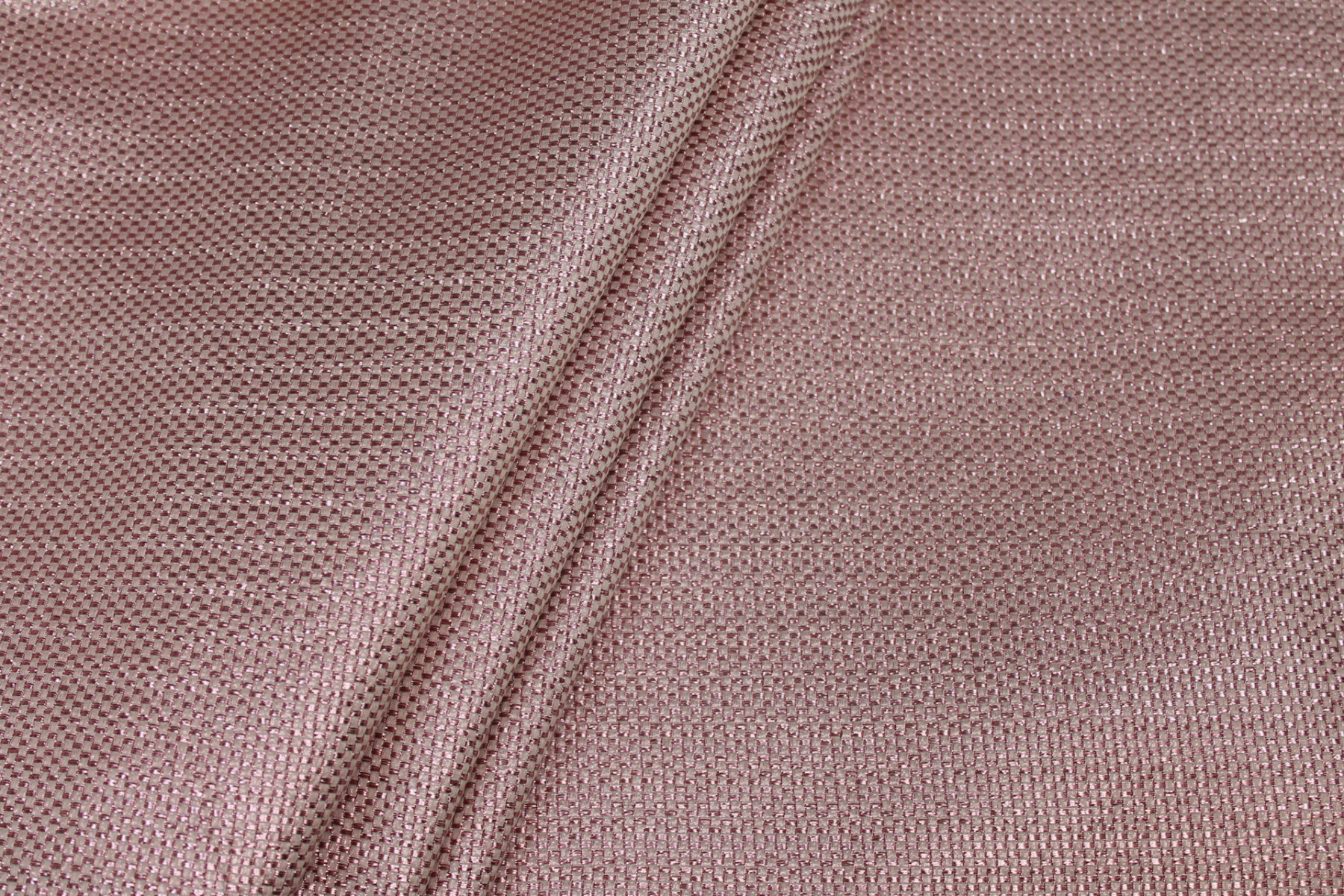 Metallic Texture Basket Weave - Pink Ivory fabric, image 8 of 8