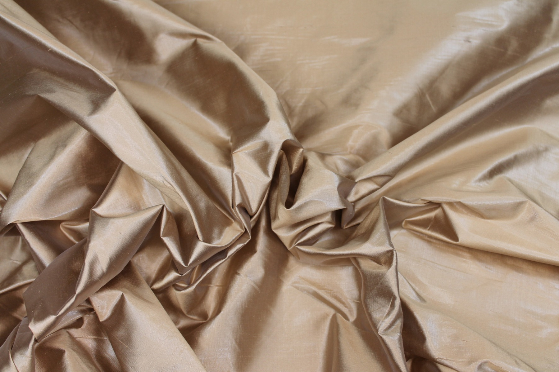 Metallic Dupion - Matte Gold fabric, image 2 of 7