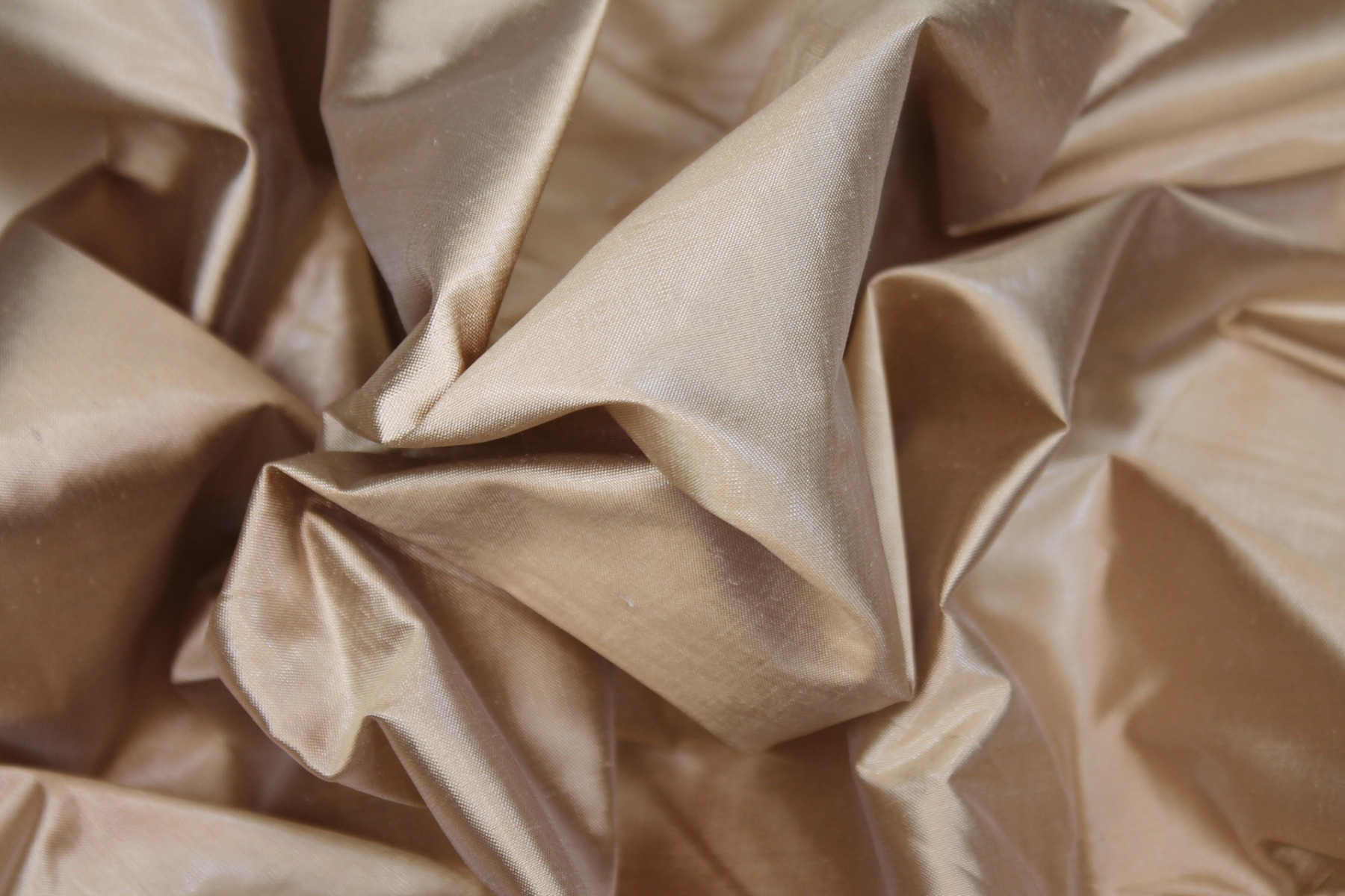 Metallic Dupion - Matte Gold fabric, image 3 of 7