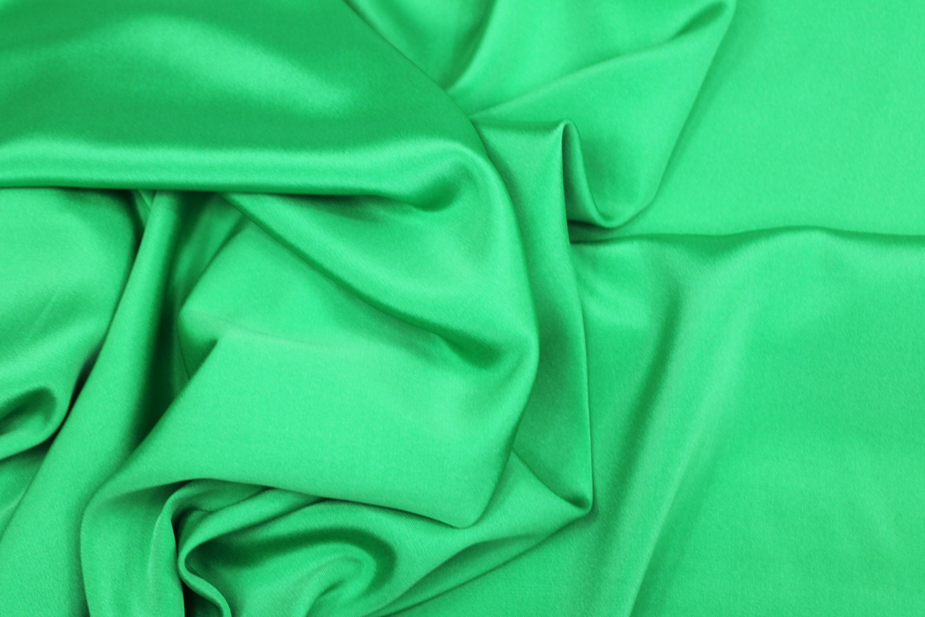 Emerald Green Silk Marocaine fabric, image 4 of 6
