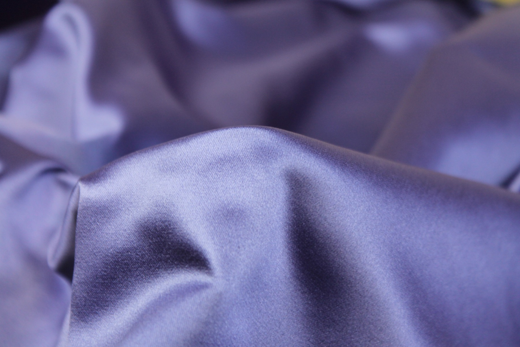 Two Tone Silk Duchess Satin - Purple/Black fabric, image 5 of 7