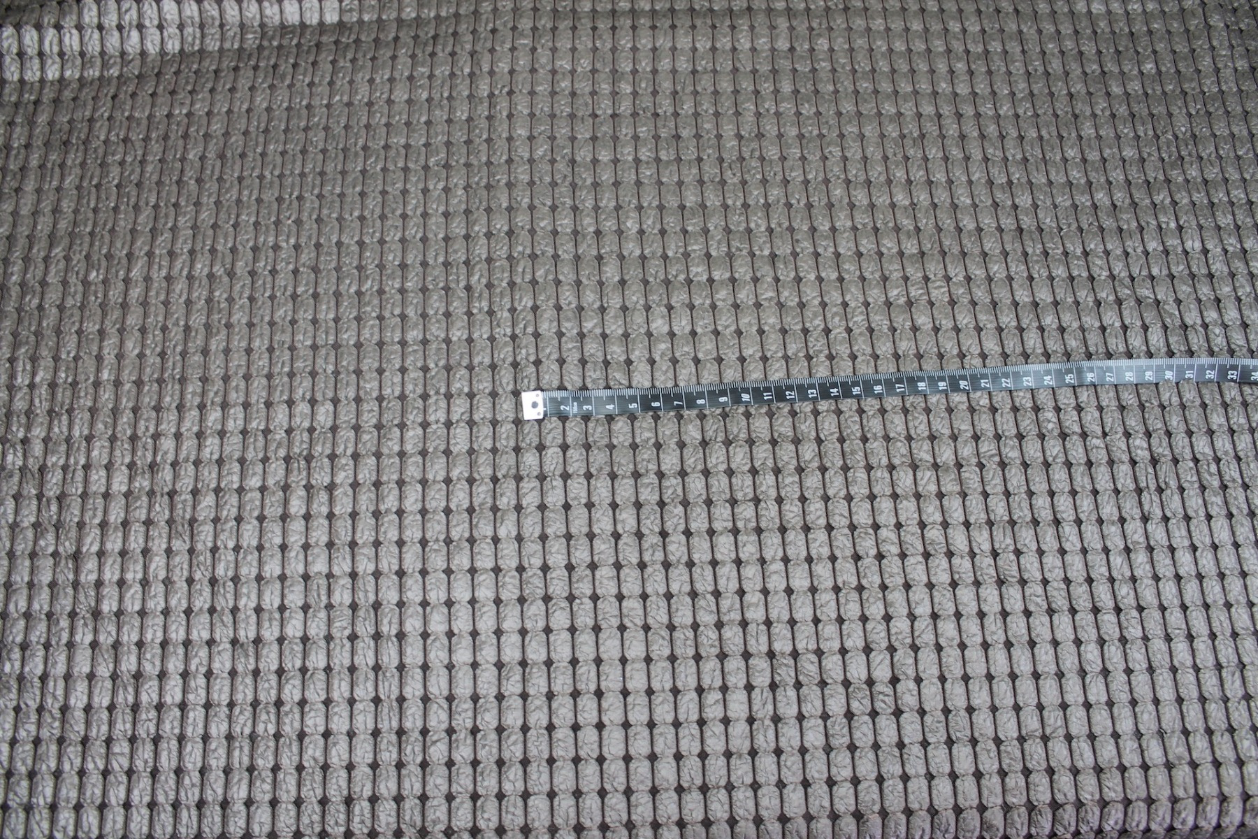 Grey Brown Leather Look Scale Fabric, image 7 of 7