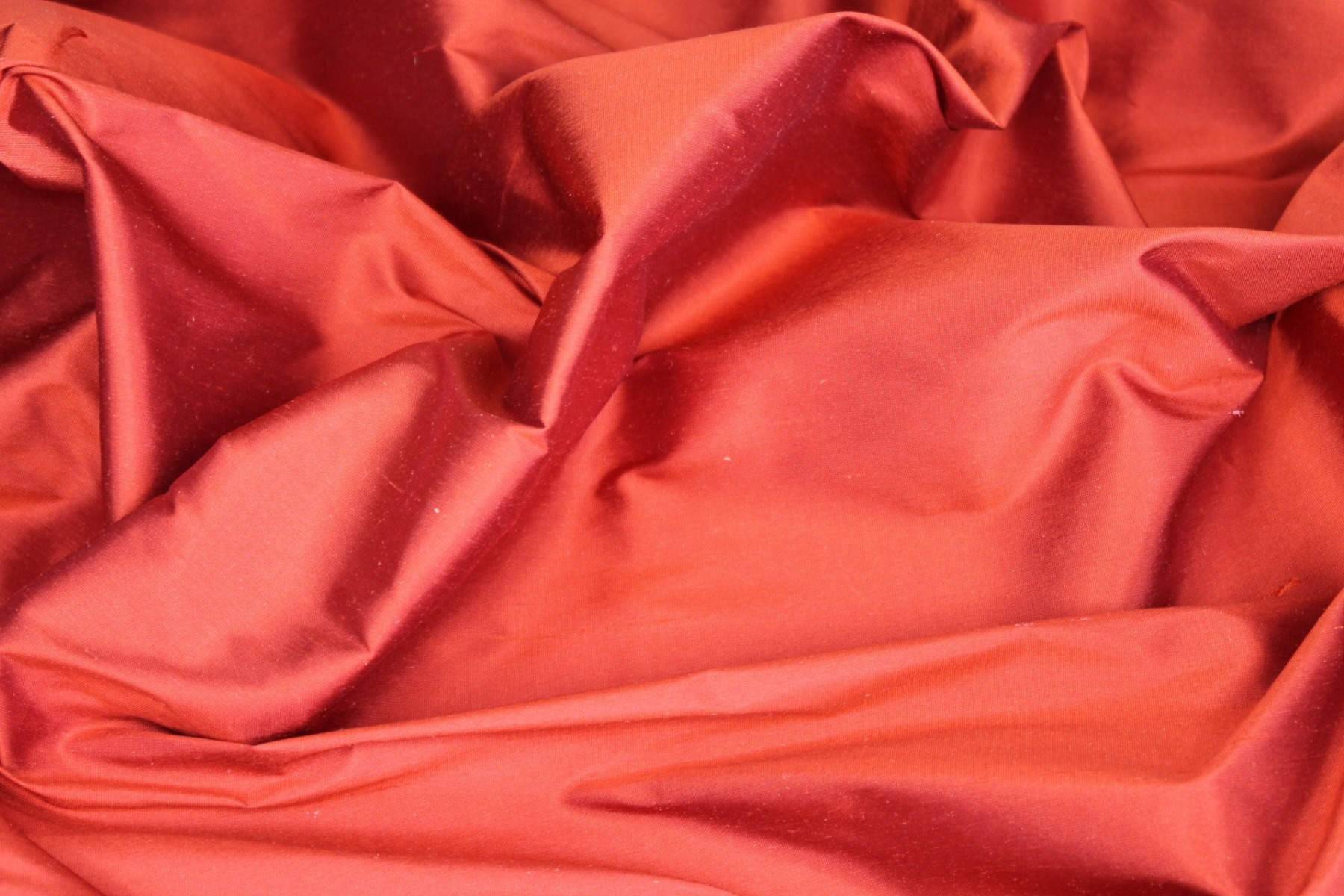 Silk Dupion - Burnt Orange - B19 fabric, image 3 of 7