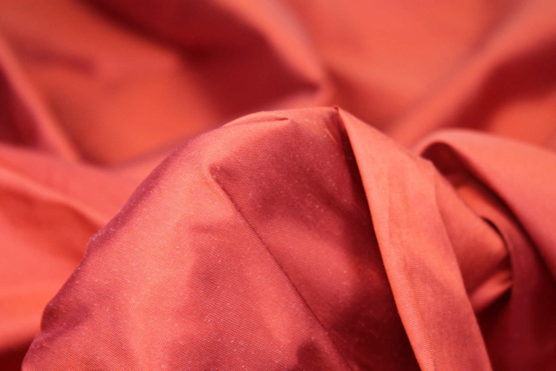Silk Dupion - Burnt Orange - B19 fabric, image 4 of 7
