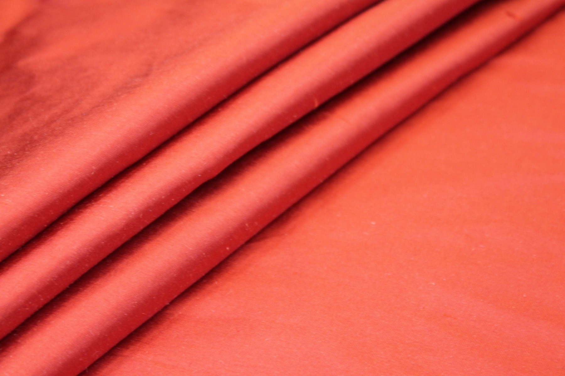 Silk Dupion - Burnt Orange - B19 fabric, image 5 of 7