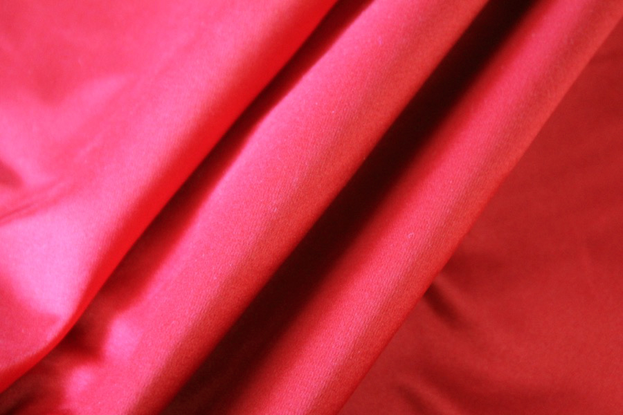Silk Duchesse Satin - Red fabric, image 7 of 7