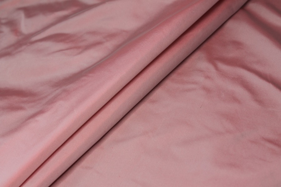 Acetate Taffeta - Red shot Ivory fabric, image 3 of 7