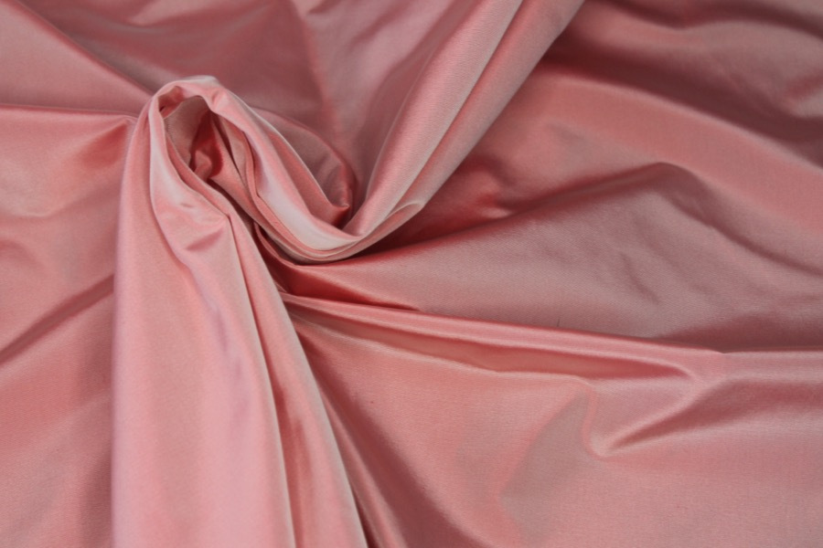 Acetate Taffeta - Red shot Ivory fabric, image 7 of 7