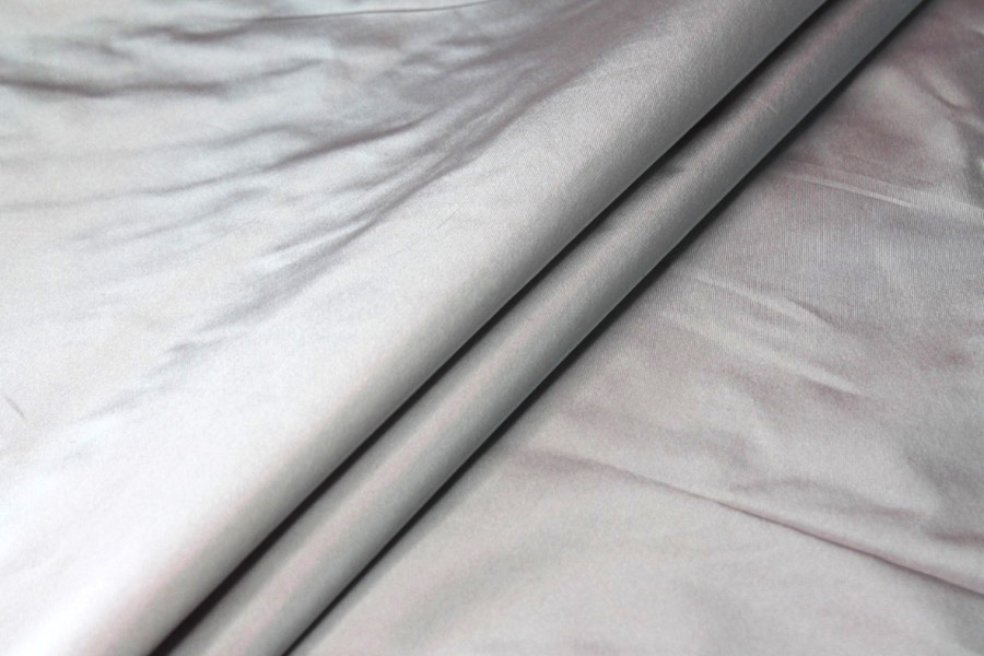 Acetate Taffeta - Burgundy shot Ivory fabric, image 3 of 7