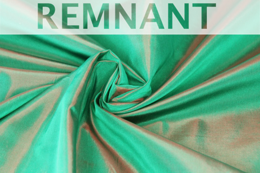 Acetate Taffeta - Green shot Red fabric, image 8 of 8