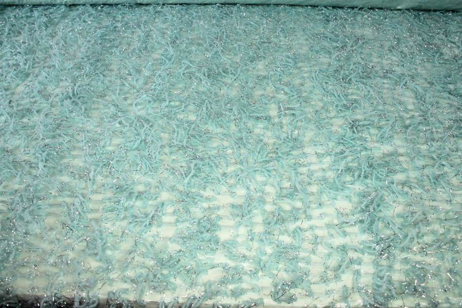 Tufts with Lurex - Mint fabric, image 5 of 6