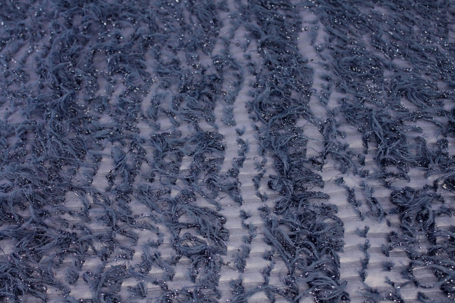 Tufts with Lurex - Navy fabric, image 4 of 4