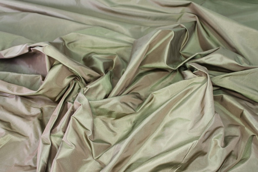 Polyester Taffeta - Sage Green fabric, image 4 of 6