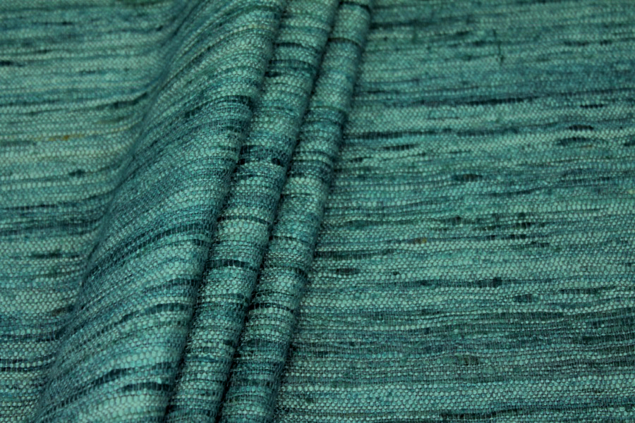 Chunky Silk Matka - Teal fabric, image 4 of 7