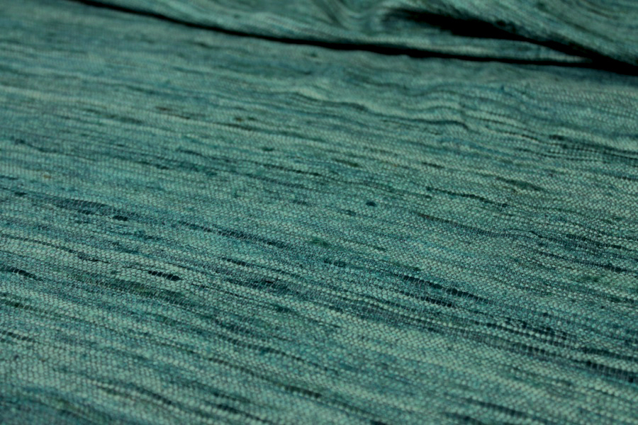 Chunky Silk Matka - Teal fabric, image 7 of 7