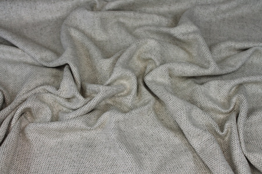 Chunky Basket Weave Silk Matka - Natural/Ivory fabric, image 3 of 7