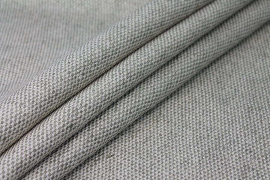 Chunky Basket Weave Silk Matka - Natural/Ivory fabric