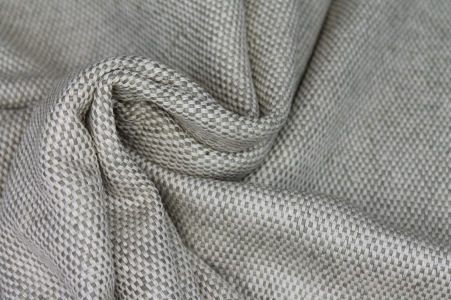 Chunky Basket Weave Silk Matka - Natural/Ivory fabric, image 4 of 7