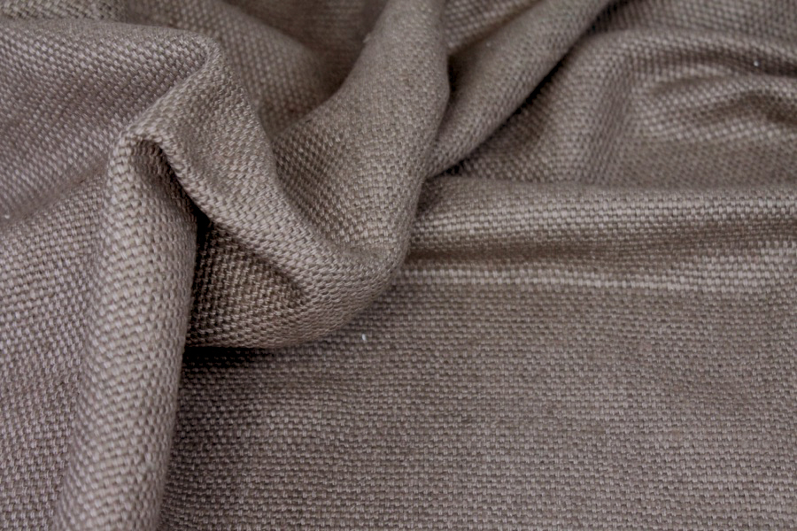 Chunky Basket Weave Silk Matka - Brown fabric, image 4 of 7