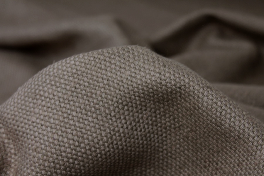 Chunky Basket Weave Silk Matka - Brown fabric, image 3 of 7