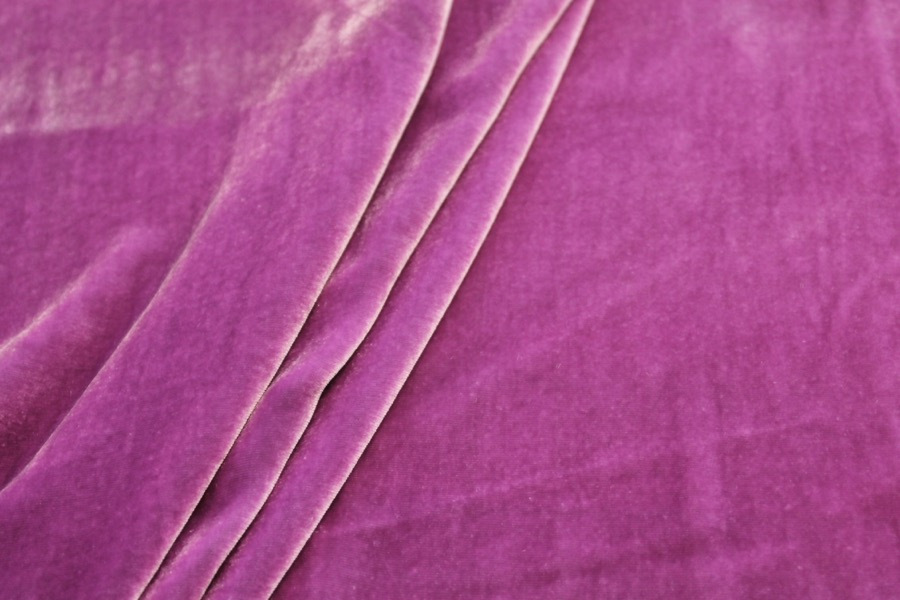 Silk Velvet - Orchid fabric, image 3 of 5