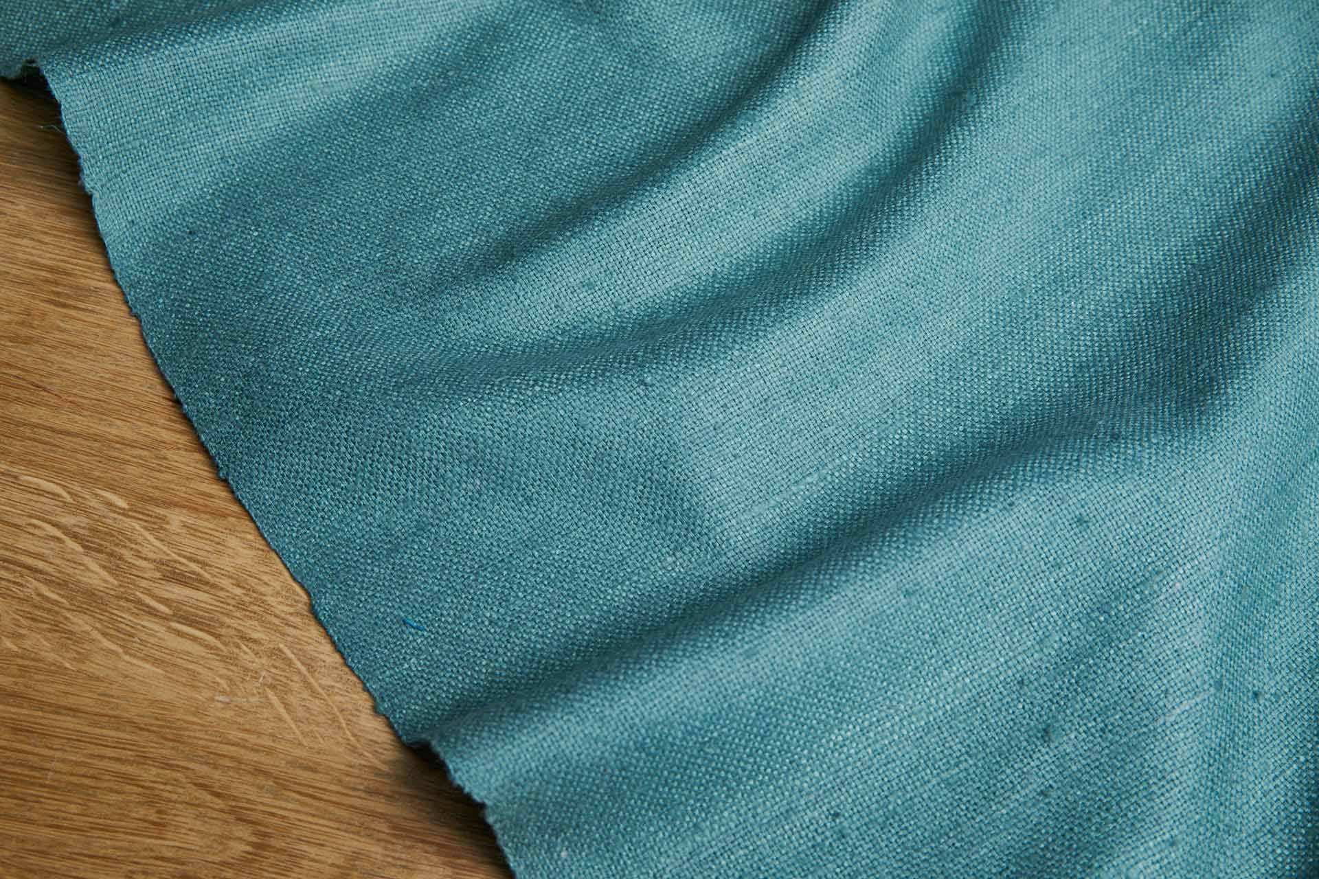 Silk Matka - Teal fabric, image 5 of 6