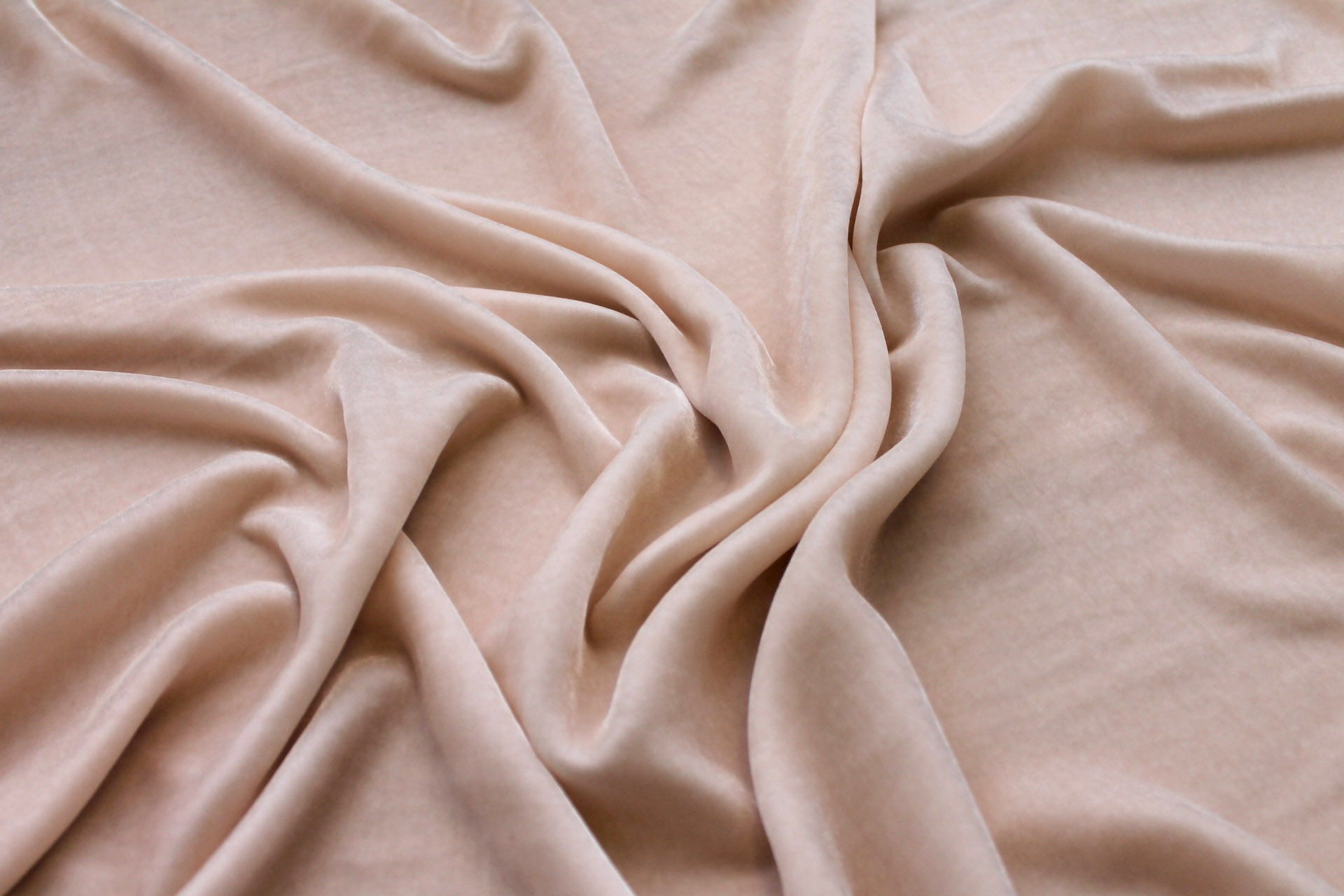 Silk Velvet - Blush fabric, image 2 of 6