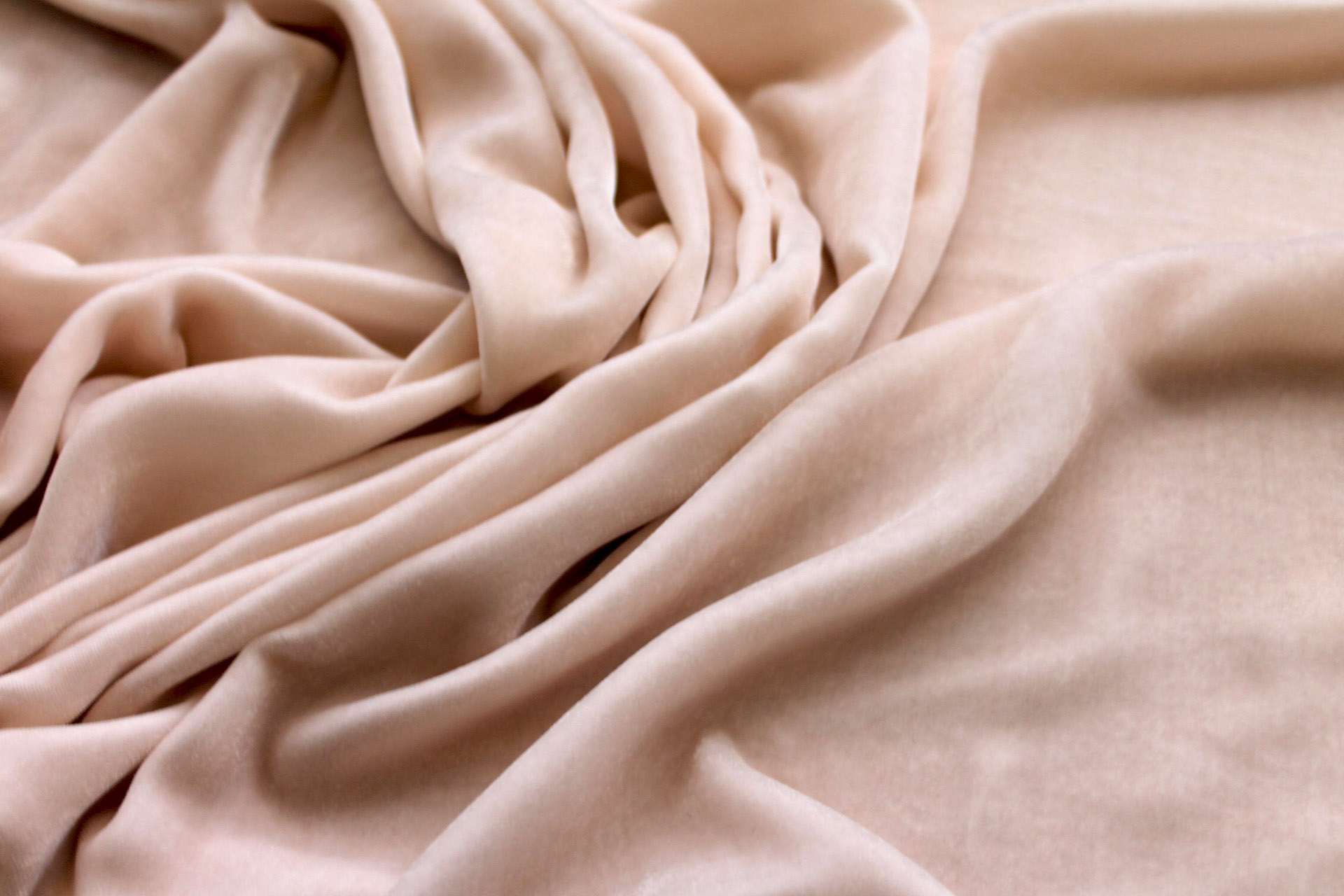 Silk Velvet - Blush fabric, image 4 of 6