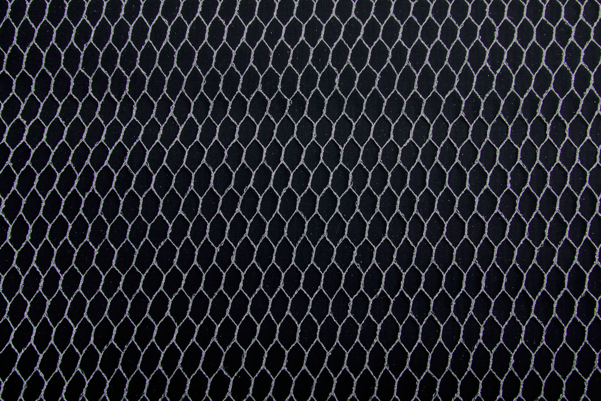 "Chicken wire" Metallic Net/Mesh - Silver fabric, image 4 of 8