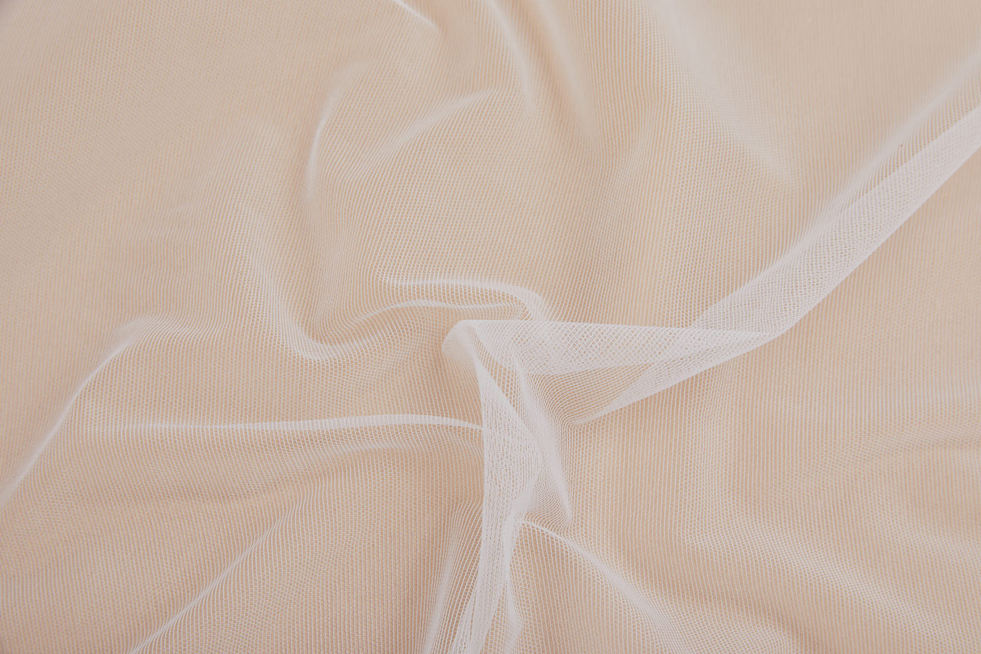 Stretch Illusion Tulle - Ivory fabric, image 5 of 5