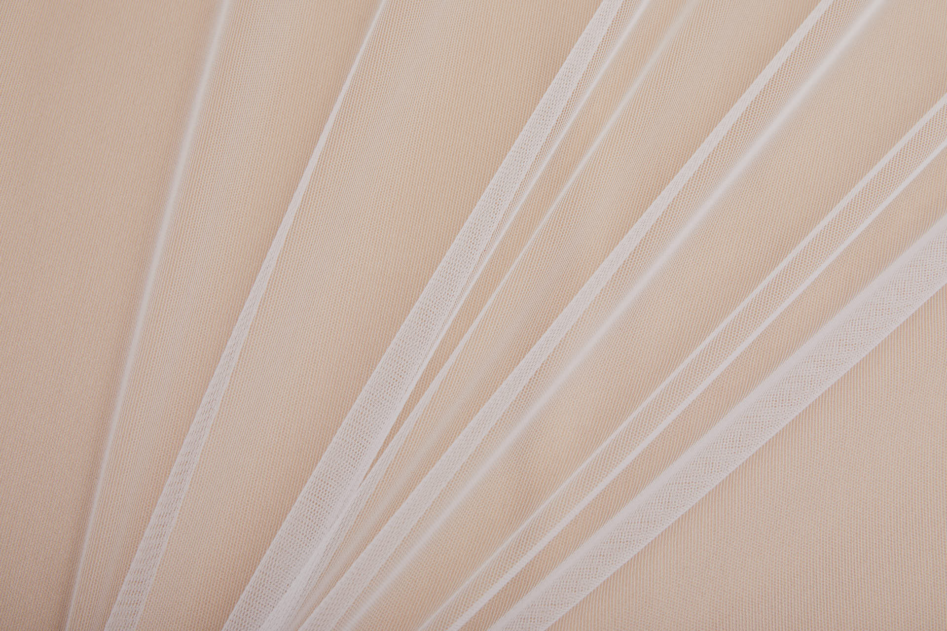 Stretch Illusion Tulle - Ivory fabric, image 2 of 5
