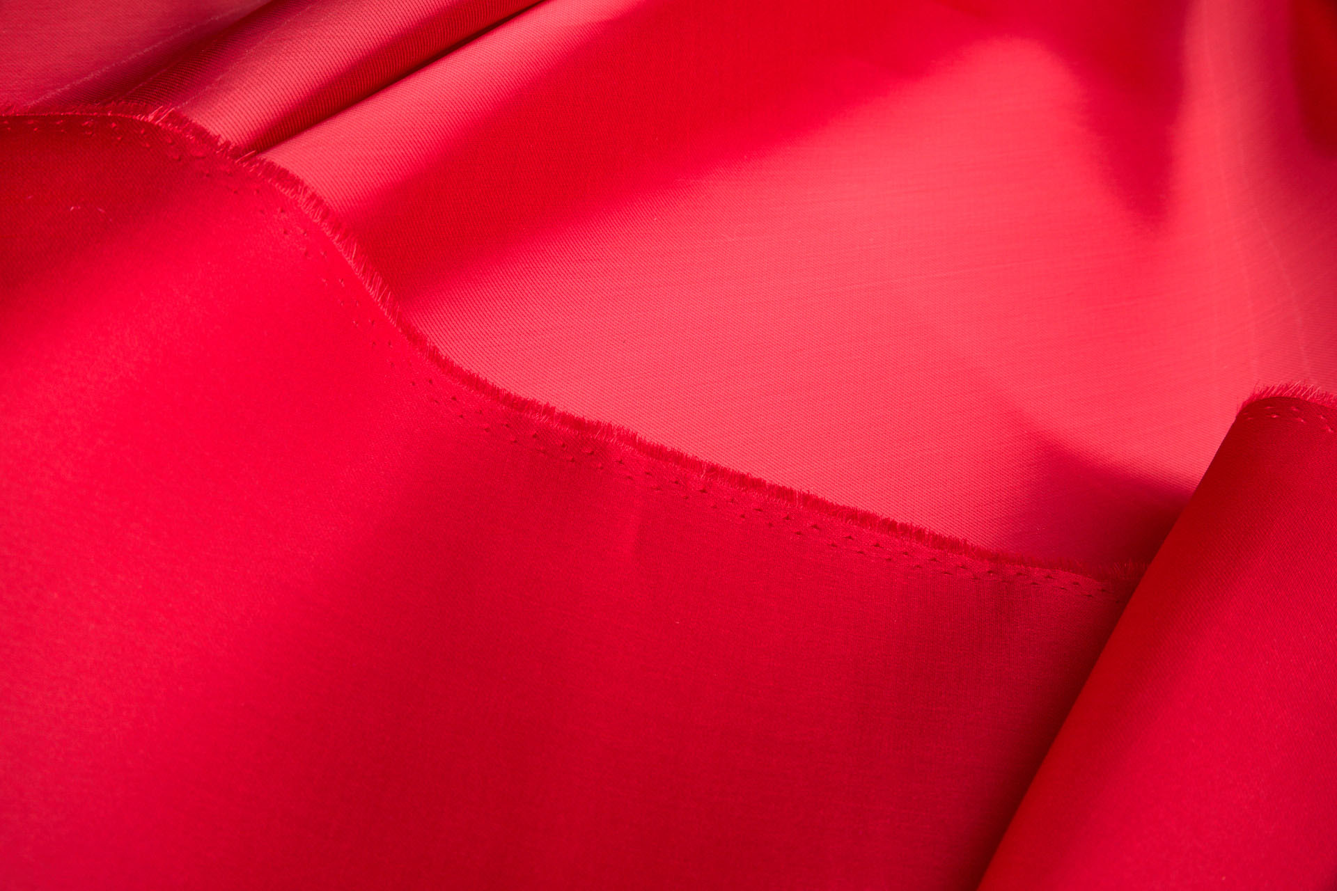 Heavy Weight Liquid Satin Organza - Red fabric, image 6 of 8