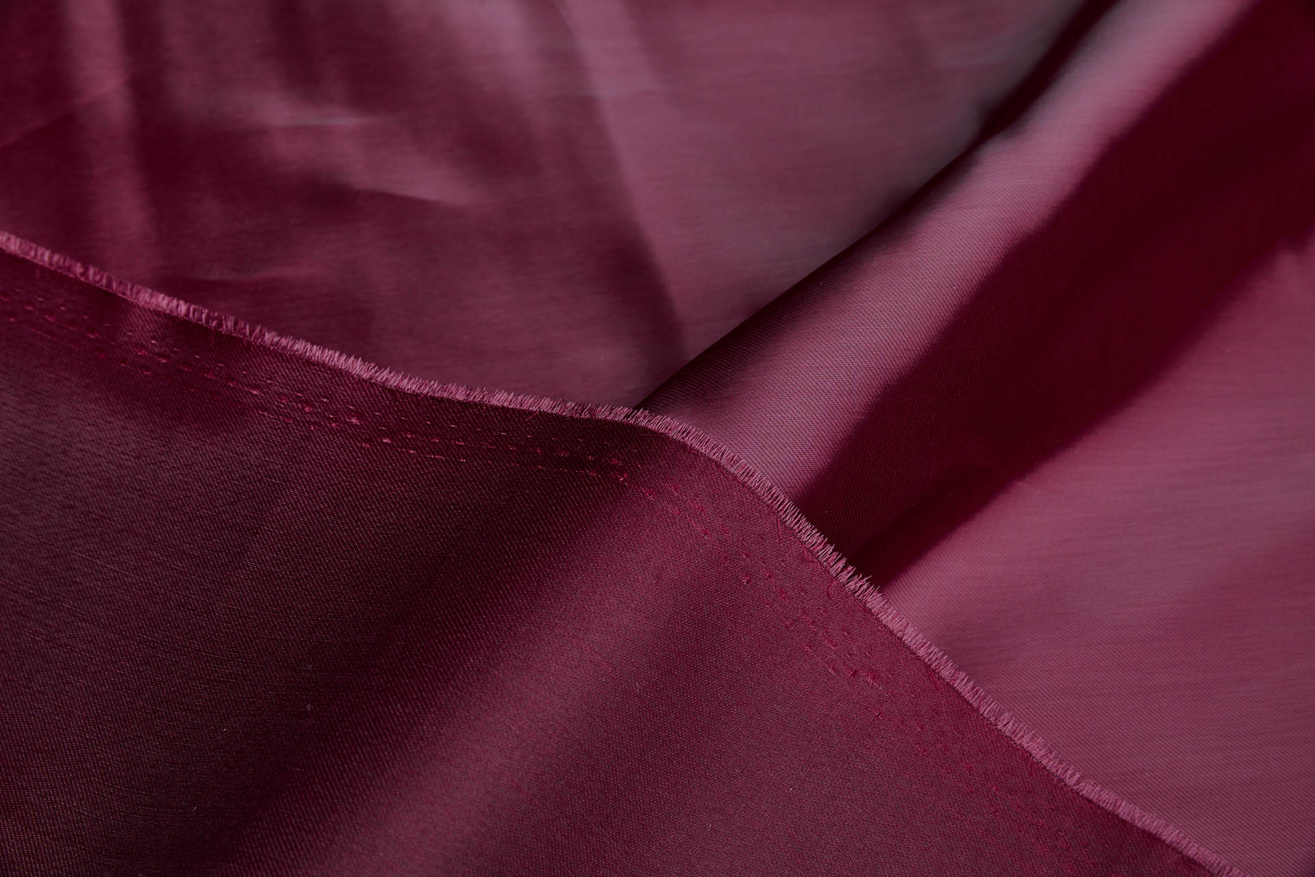 Heavy Weight Liquid Satin Organza - Dark Red fabric, image 7 of 8