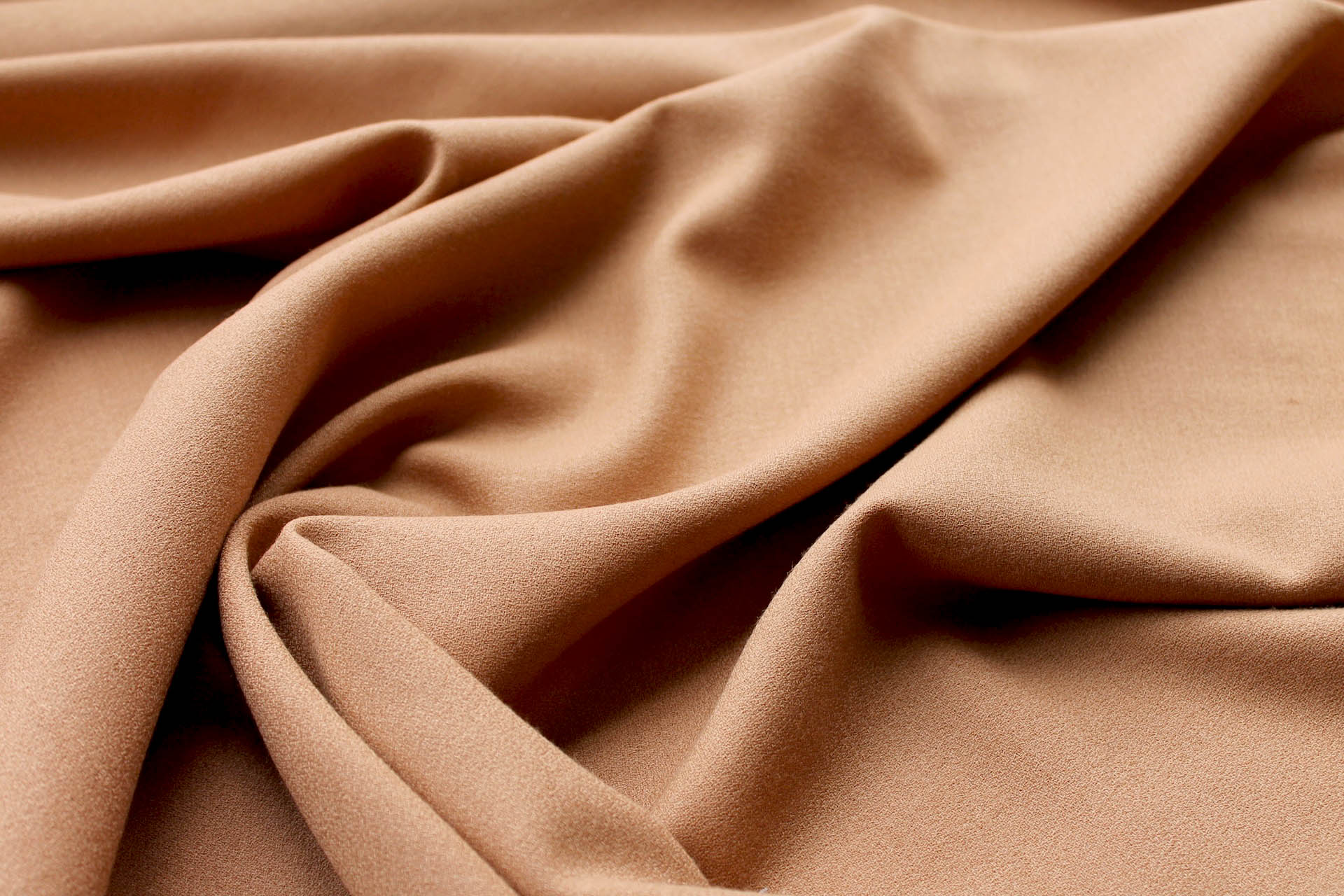Wool Crepe - Camel fabric, image 2 of 5