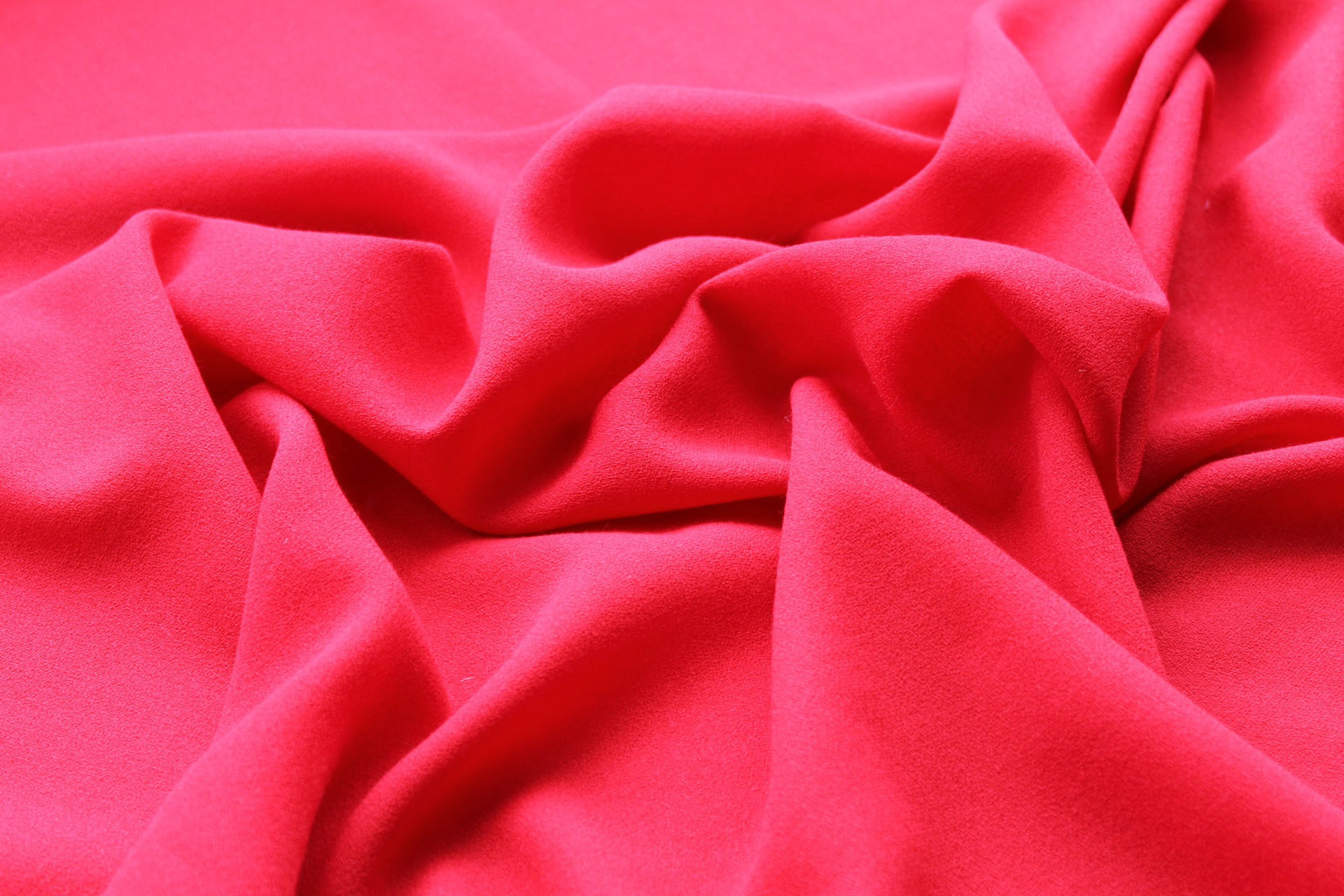 Wool Crepe - Red fabric, image 2 of 5