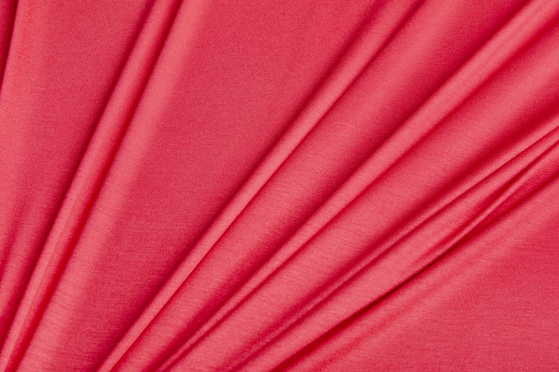 Soft Viscose Jersey - Coral - 1m Piece fabric, image 2 of 6