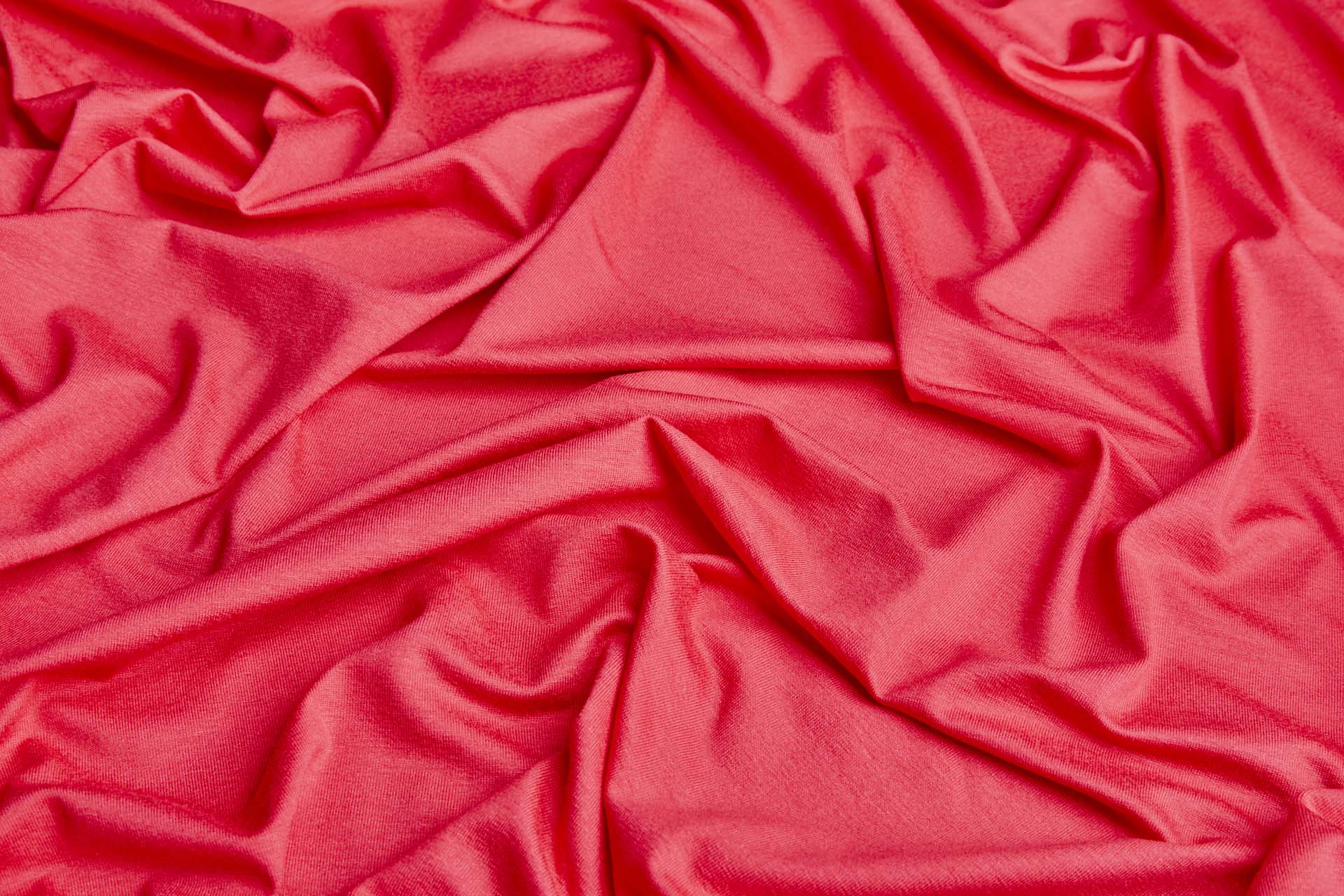 Soft Viscose Jersey - Coral fabric, image 3 of 6