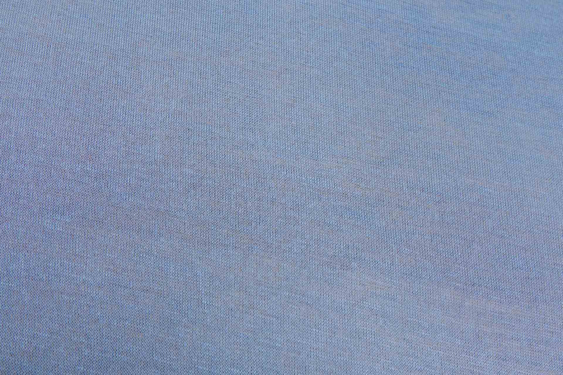 Lightweight Sheer Cotton Jersey - Dusty Blue fabric, image 5 of 5