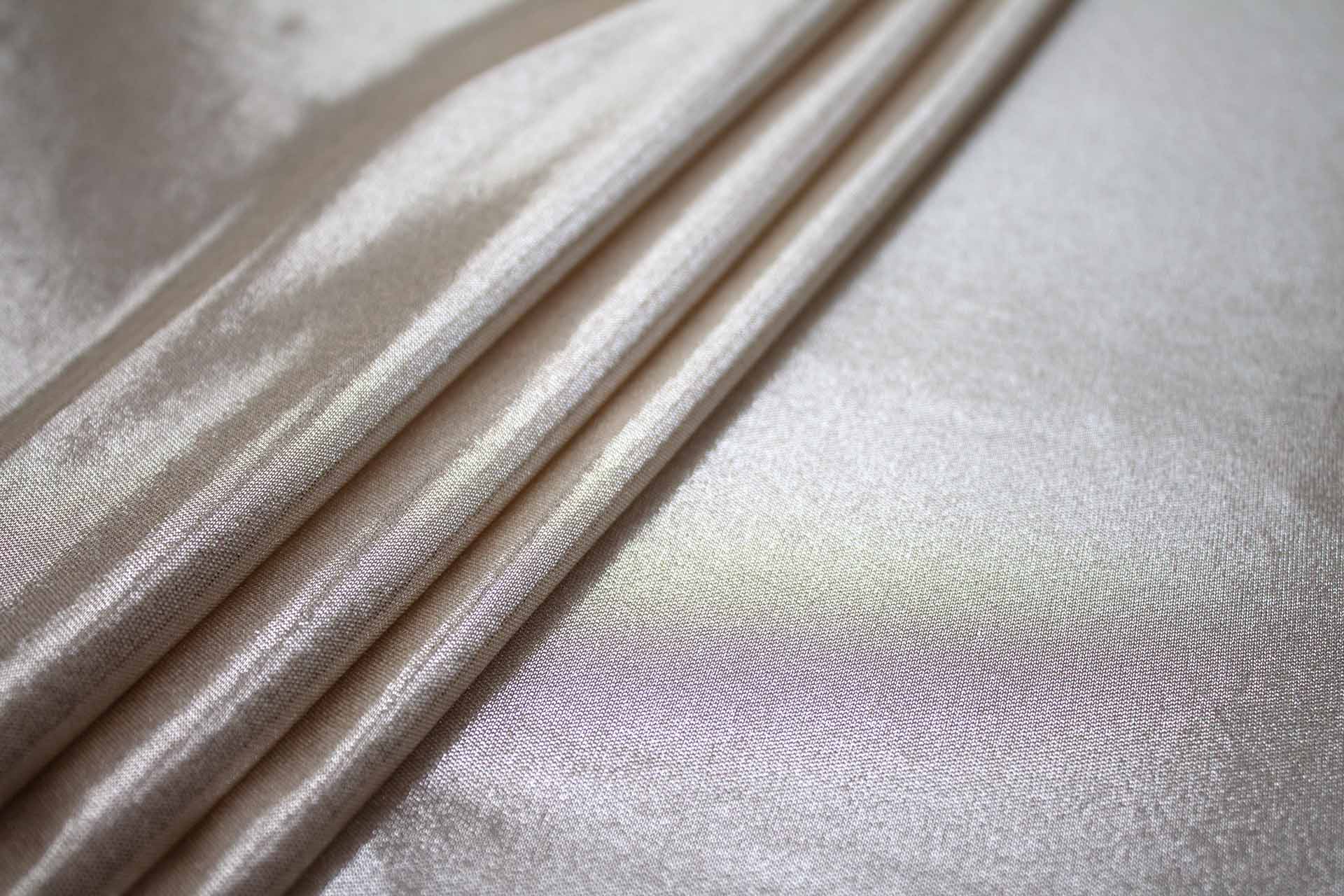 Slinky Jersey - Pale Gold Metallic Foil fabric, image 6 of 8