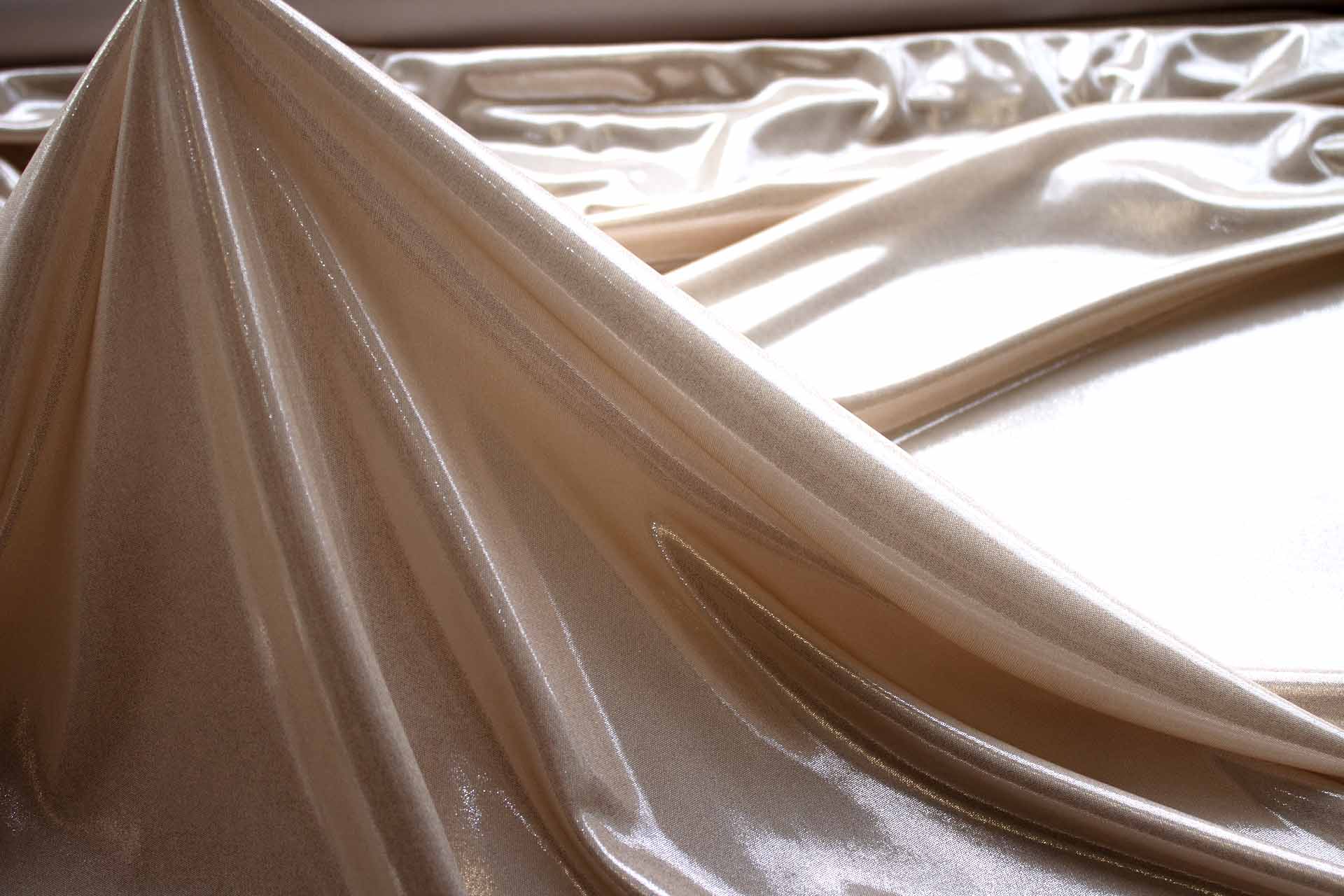 Slinky Jersey - Pale Gold Metallic Foil fabric, image 8 of 8