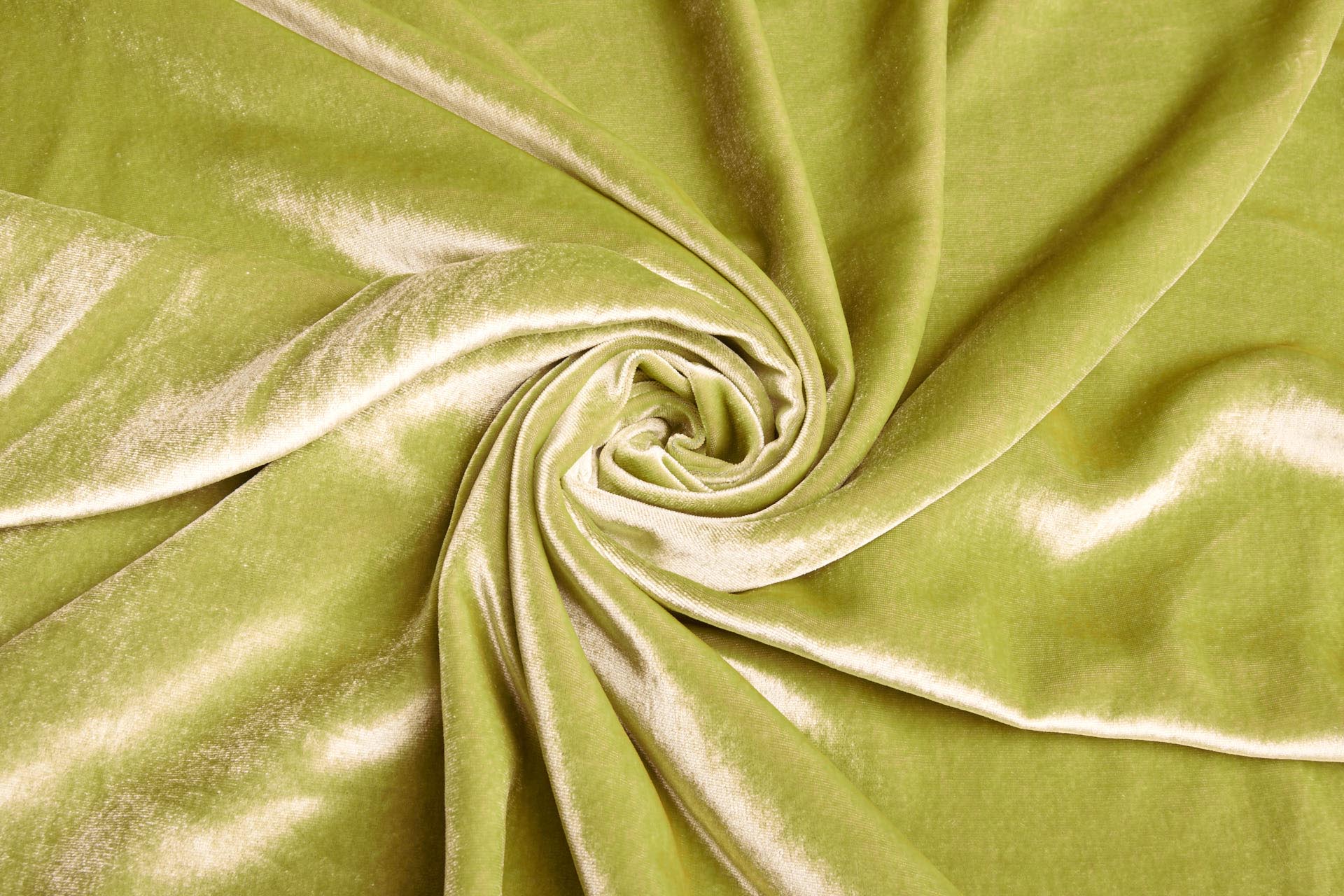 Silk Velvet - "Amande" fabric