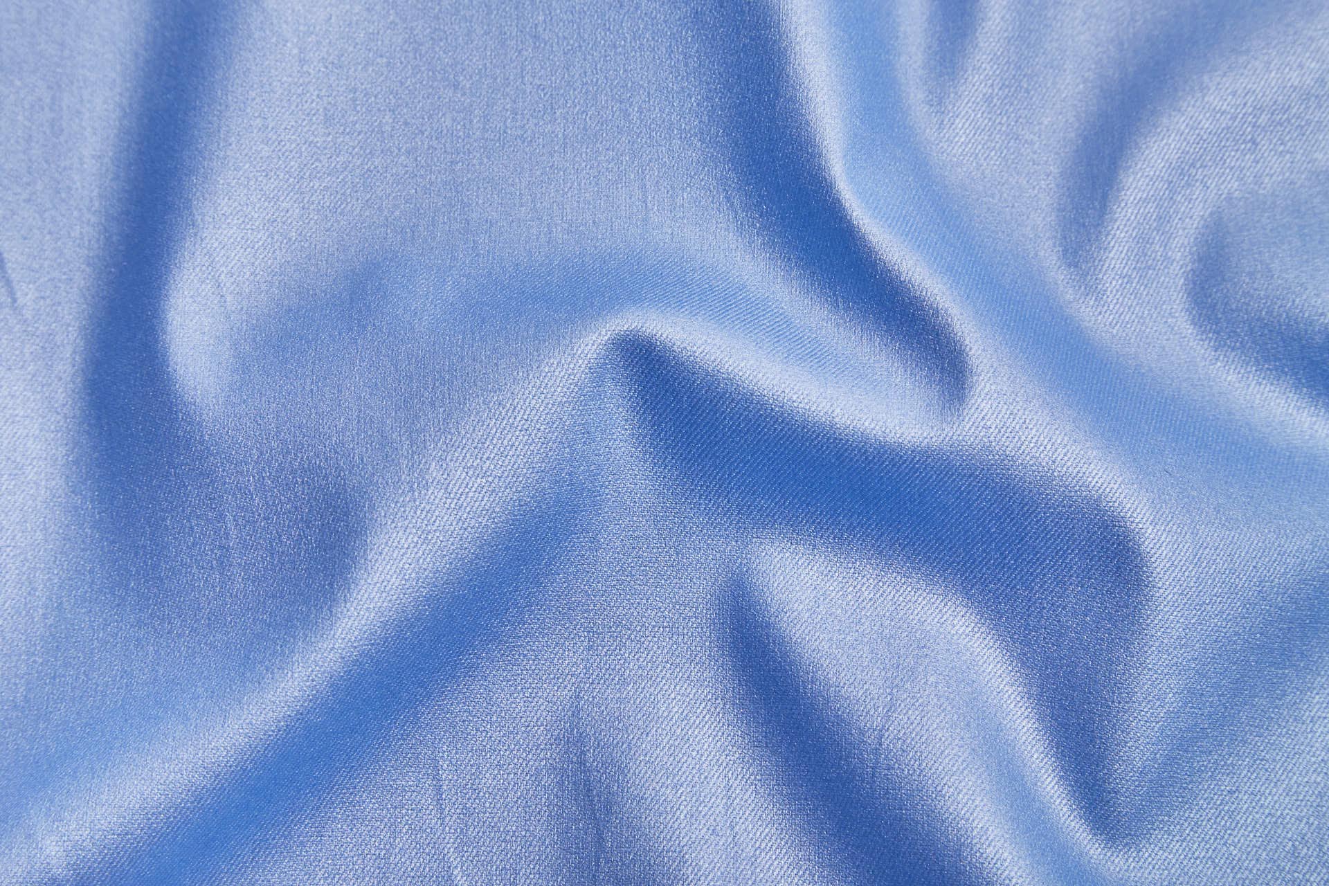 Sky Blue Glitter Stretch Poplin fabric, image 2 of 6