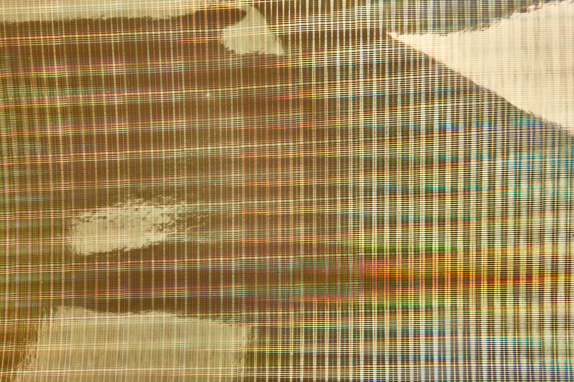 Holographic Metallic Leatherette - Gold fabric, image 7 of 7